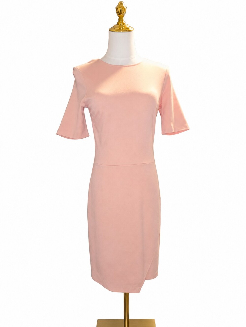 Bar III Essentials Coral Mist Sheath Dress - Size Medium